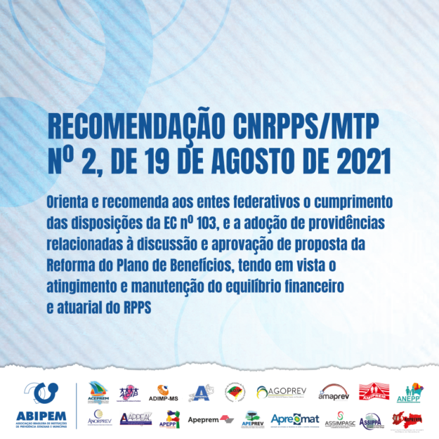 RECOMENDAÇÃO-CNRPPS