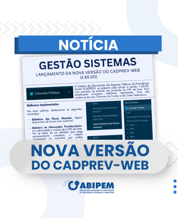 nova versão do cadprev